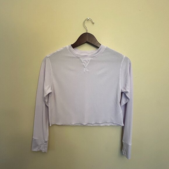 Athleta Girl Lot of 2 Long Sleeve Shirt/Sweater Purple Size M/8-10 - Picture 2 of 16